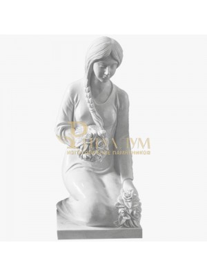 Скульптура ангела из мрамора №111 — ritualum.ru